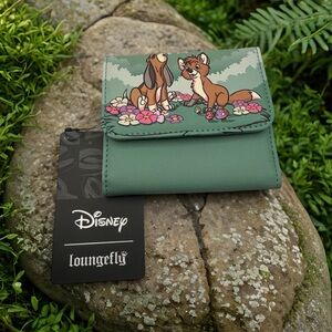 Authentic NWT Disney Loungefly Wallet “The Fox And The Hound”